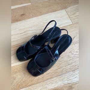 Oak and Fort black Mary Jane shoes